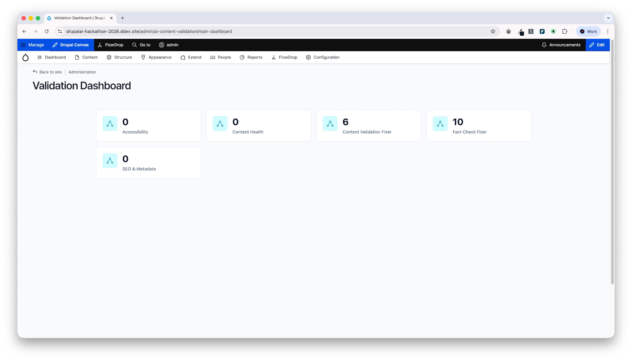 Scheduled AI validation cron configuration